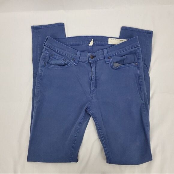 Rag & Bone Skinny Maya Blue Jeans 27 - Picture 8 of 8